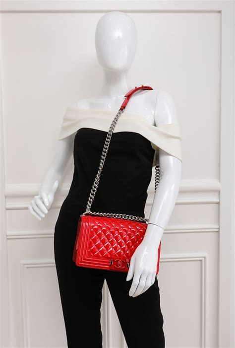 chanel red boy